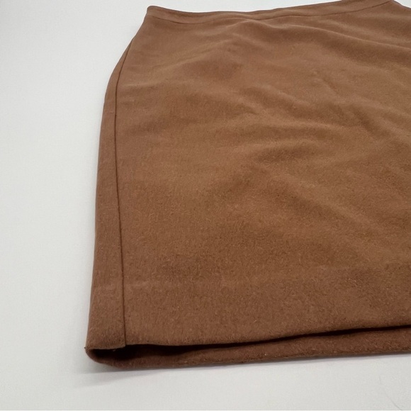J.Crew The Pencil Skirt Wool Blend Camel Brown Size 4 Style 46575 FA17 - Picture 6 of 9